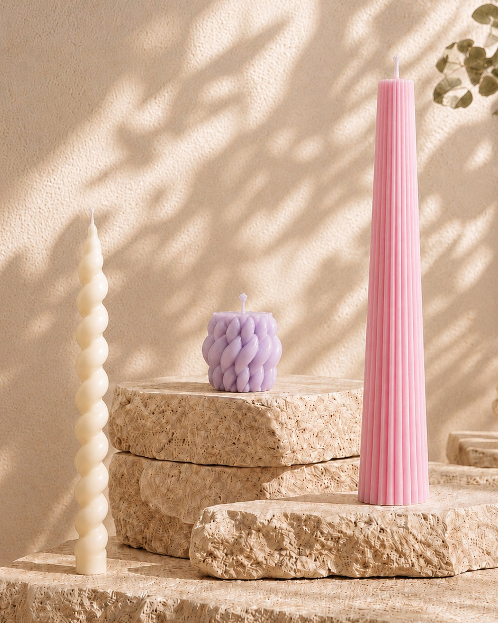 Kit Trio Velas Decorativas